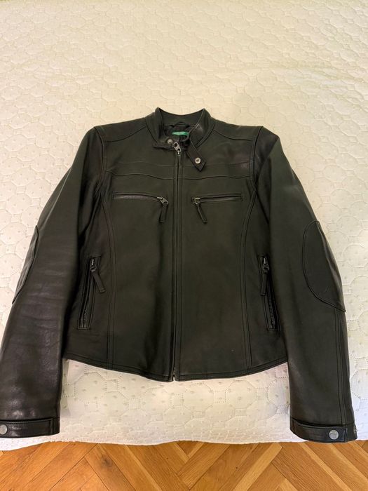 Мъжко кожено яке Benetton