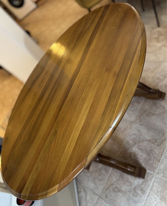 Винтидж комплект от дървена маса + дървени столове