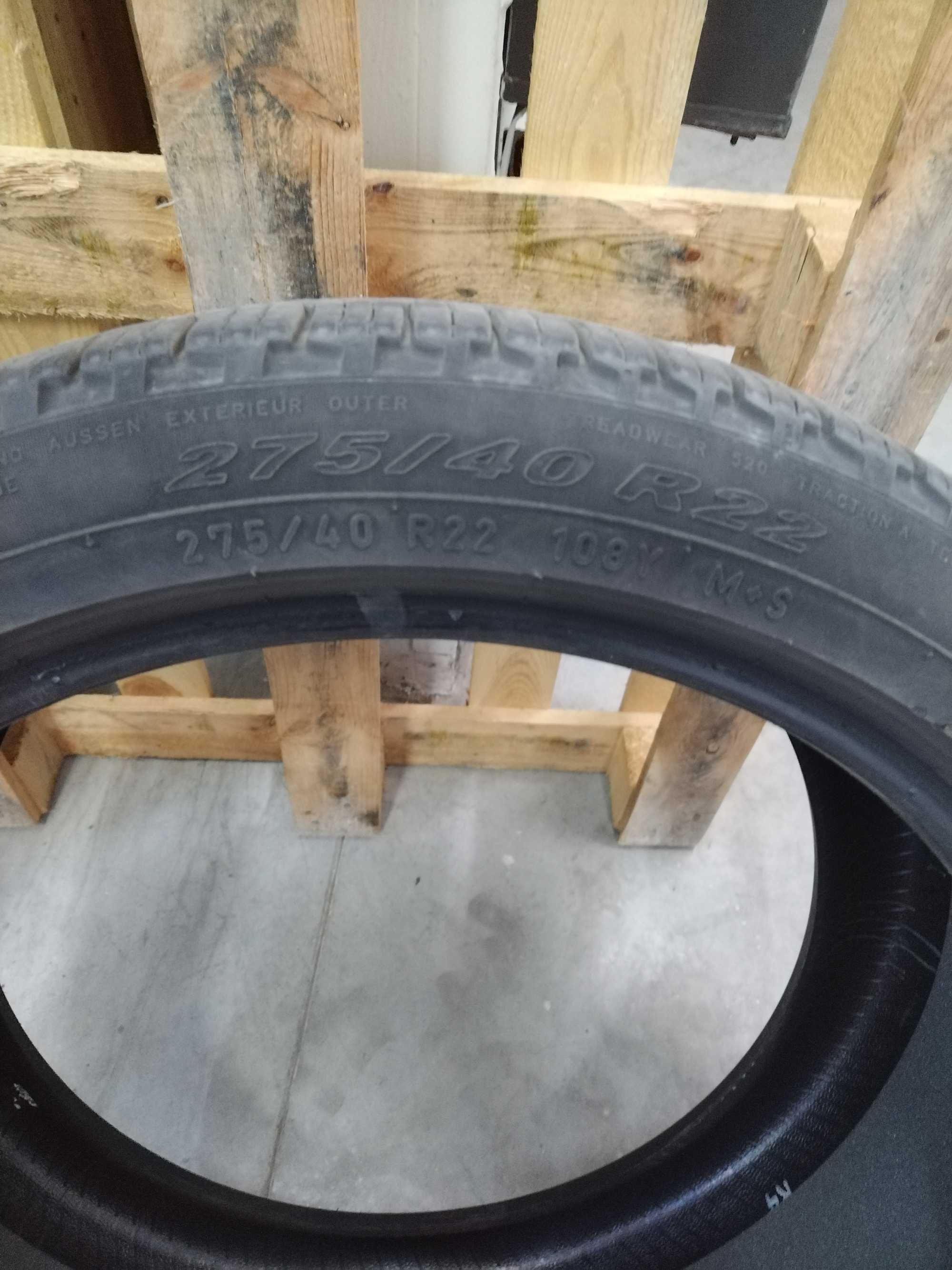 Продавам 4бр. летни гуми джипови PIRELLI 275/40/22