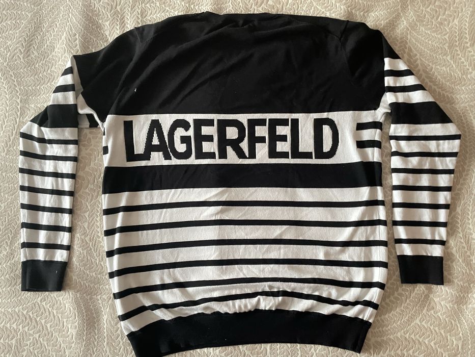 Пуловер от памук Karl Lagerfeld