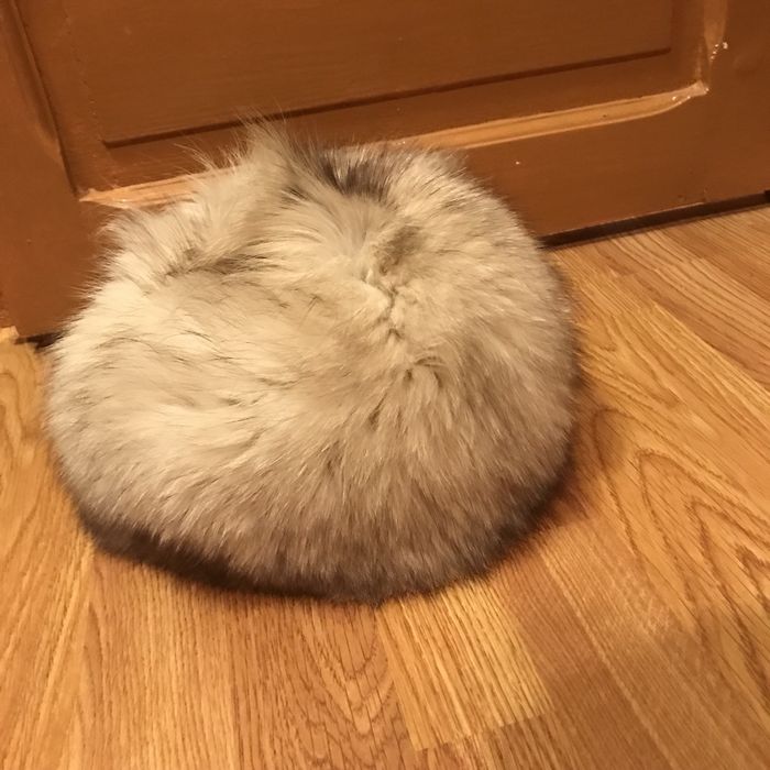 Caciula blana naturala calduroasa doamna par natural alba