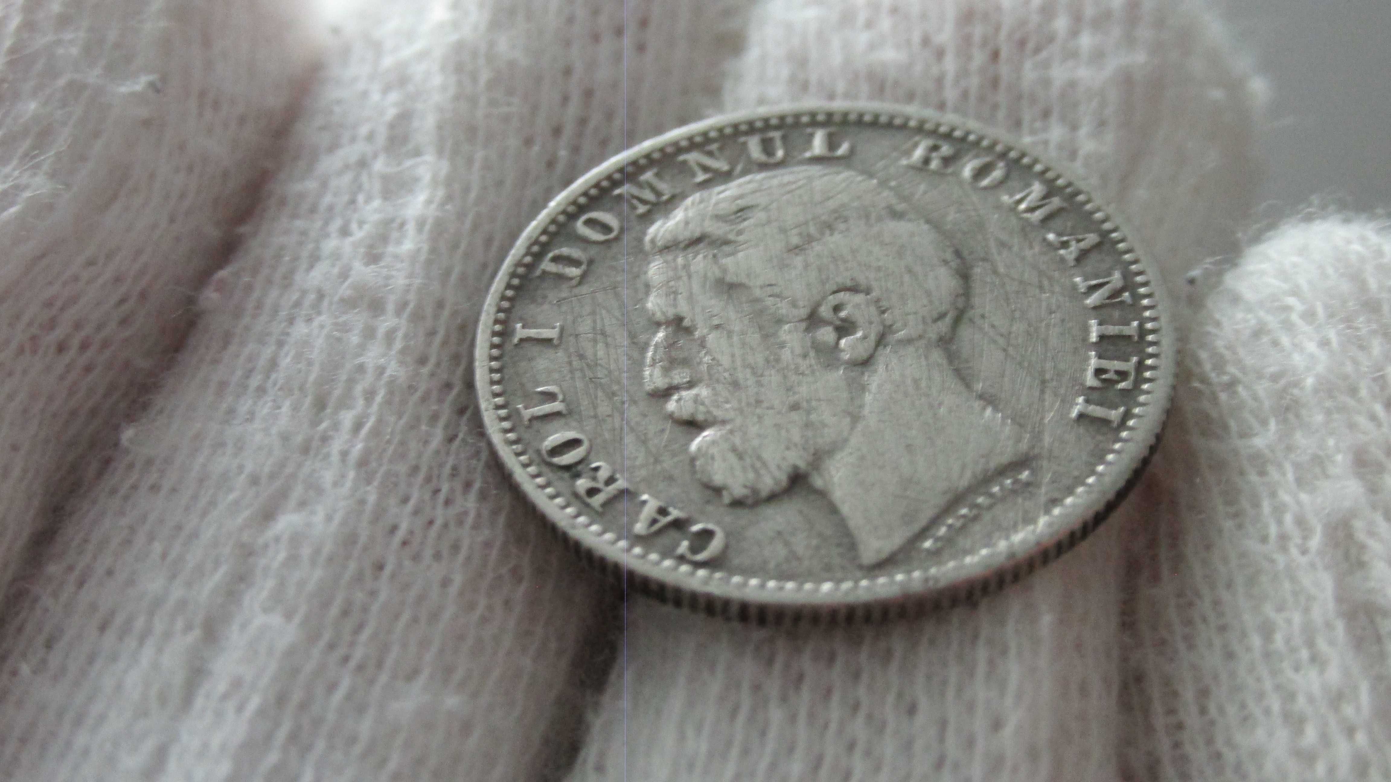 Moneda Argint 1 Leu 1881