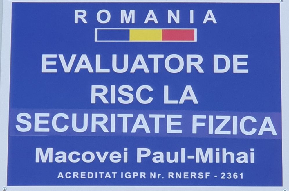 EVALUATOR de Risc la Securitate Fizica