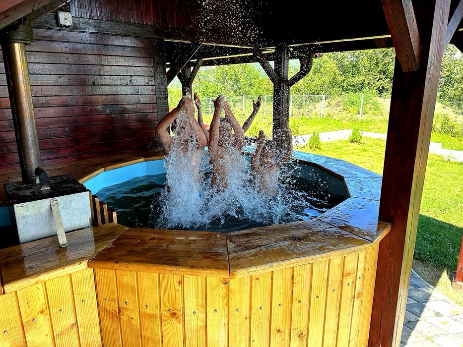 Piscină, ciubăr, foișor, grătar, munte  cazare relaxare totală 10 pers