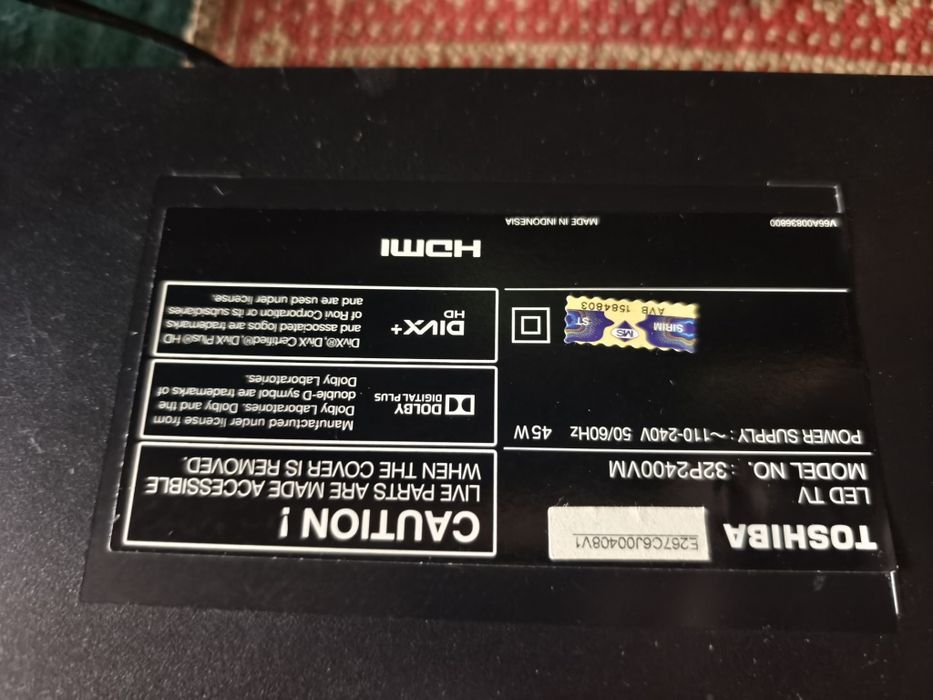 Toshiba 32 + mi box 4k