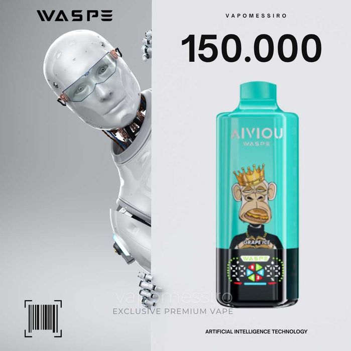 Noul Waspe 150.000 puffuri 6 arome in 1