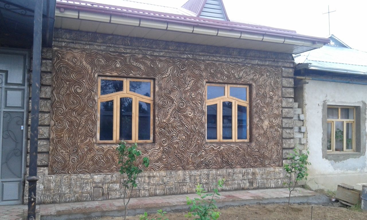 Ганч,водопад.арт бетон,фактура,декоративная штукатурка,,барельеф,