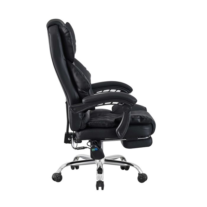Scaun birou profesional Visoli, functie masaj, cu suport picioare