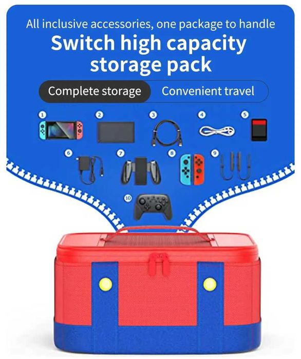 Калъф Кейс за Nintendo Switch Чанта за съхранение на конзола и карти