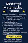 Meditații la matematică – pregătire Bacalaureat și recapitulare V–XII