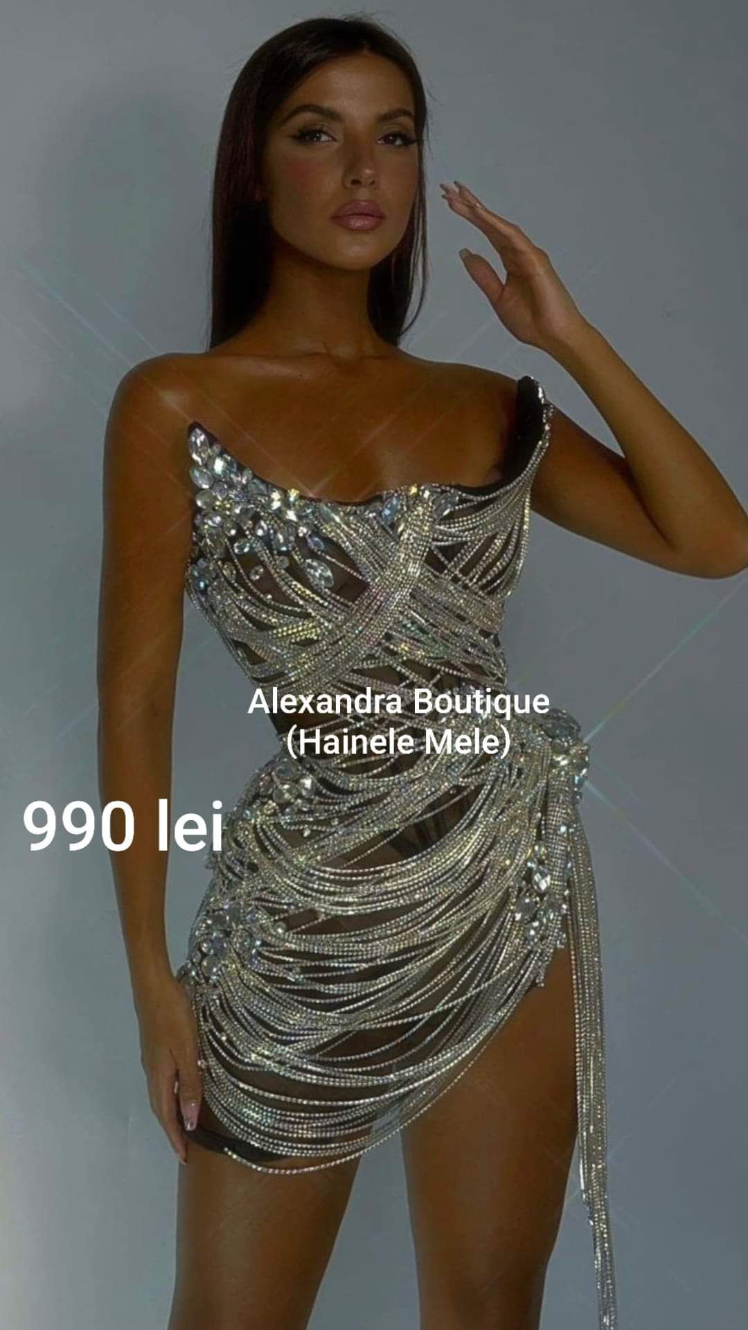 Rochie cu cristale