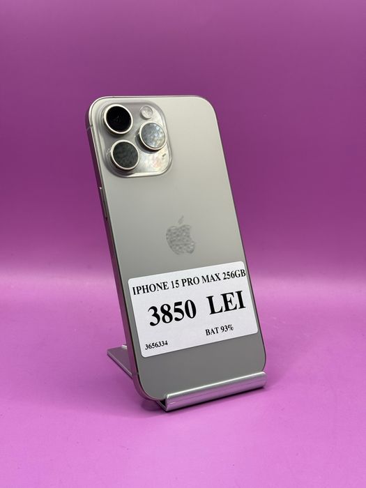 Iphone 15 Pro Max 256GB 93% •Amanet Matei Crangasi•36563