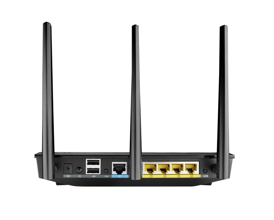 Router Wireless ASUS RT-AC66U, AC1200. Cutie completa.