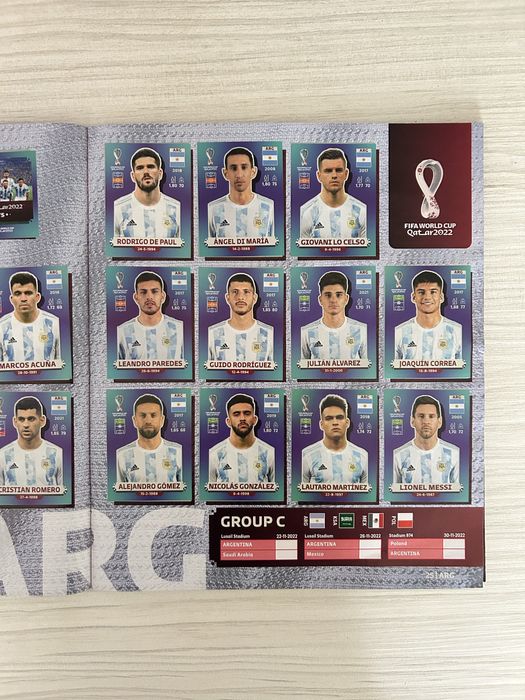 Panini World Cup 2022 – напълно попълнен официален албум