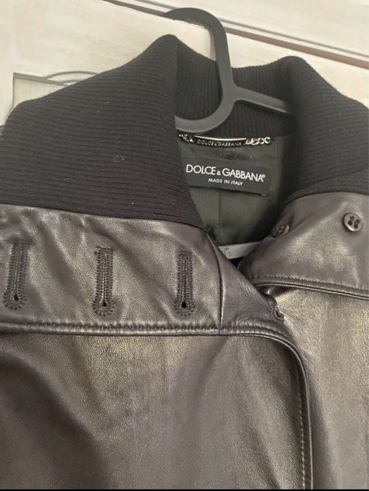 Кожена рокля Dolce&Gabbana.