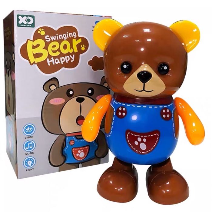 Танцующий Мишка. Музыкальная игрушка. Игрушка для детей.