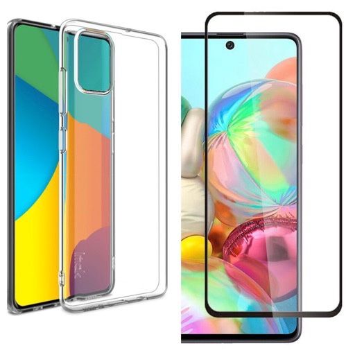 Samsung A21S/A12/A13/A14/A15/A16/A07/A17 Husa Silicon+Folie Sticla 11D