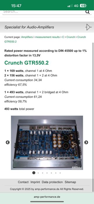 Crubch GTR 550.2