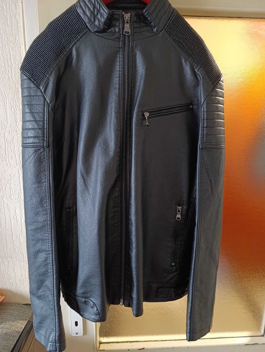 Кожено яке чисто ново ХХХЛ