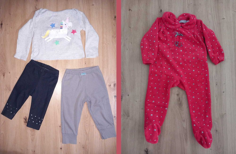 Маркови бебешки дрешки за момиченце 6-9м.