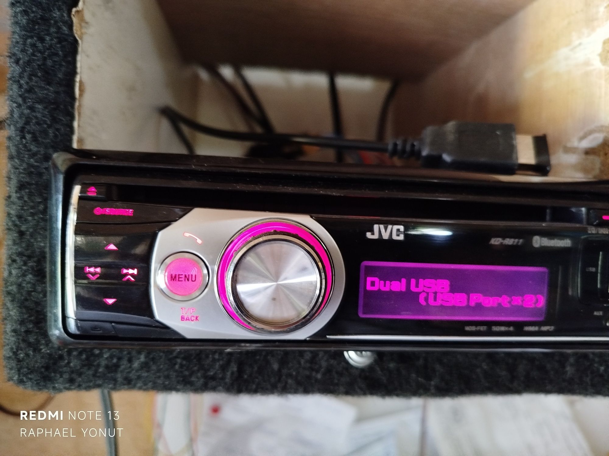 Cd Player auto Jvc kd r811 Bluetooth usb nu Alpine Pioneer Sony