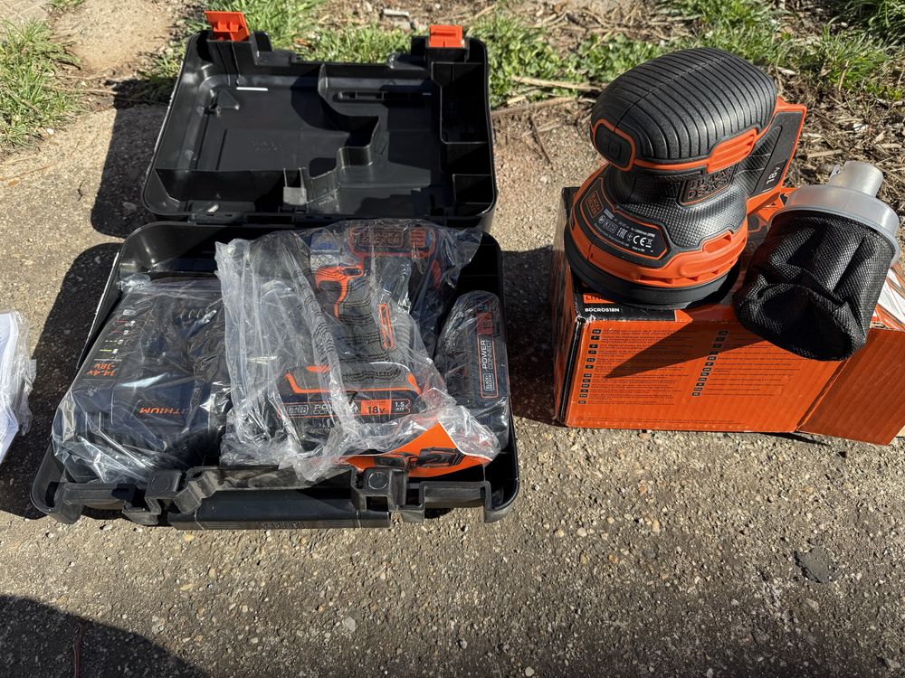 Black+Decker винтоверт и шлайф