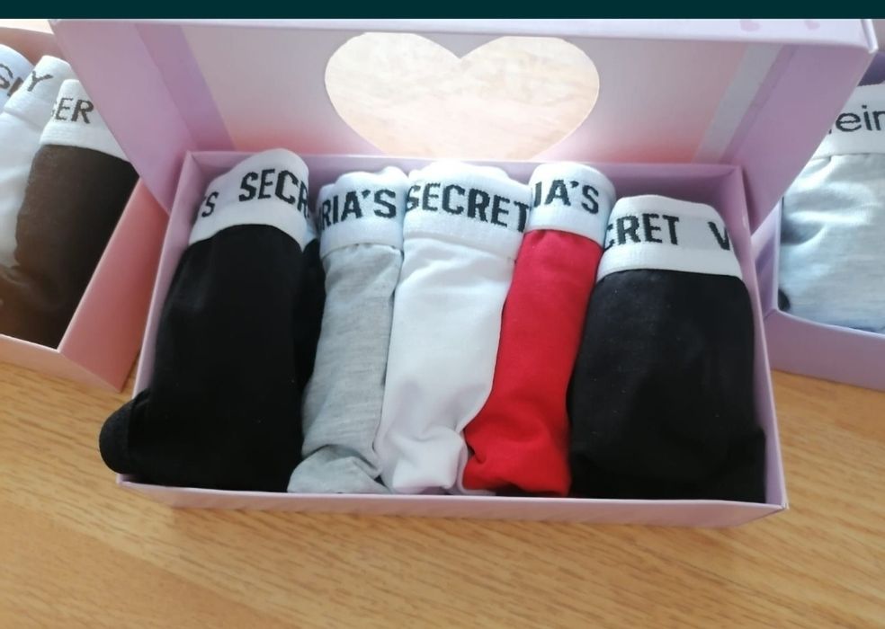 Chiloți tanga calvin klein / Victoria's secret/ tommy Hilfiger - 3 buc