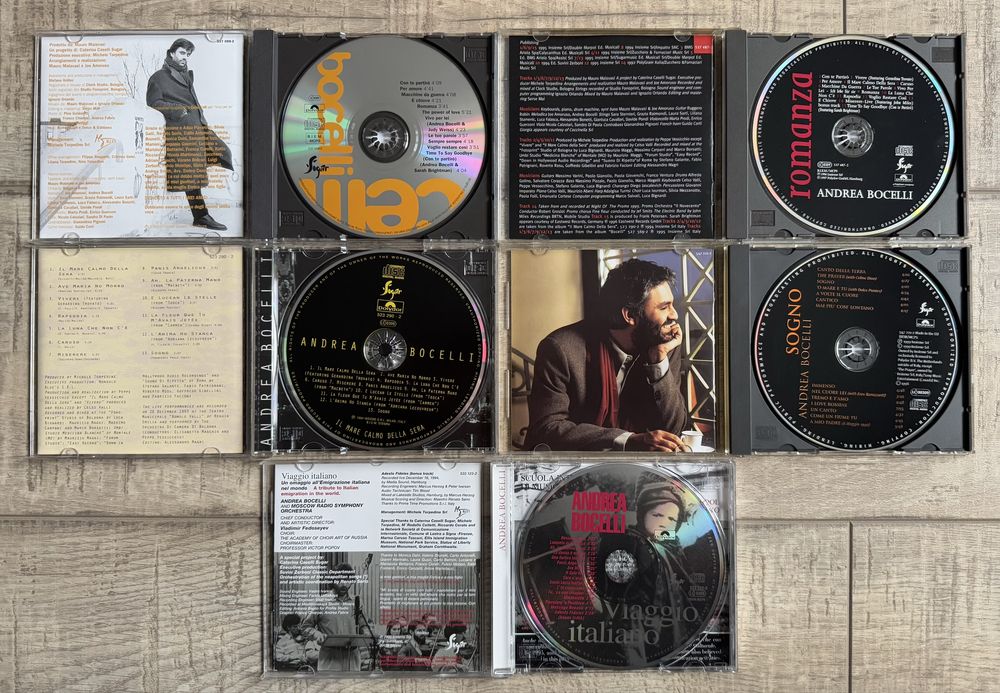 Lot 8 cd-uri originale Andrea Bocelli