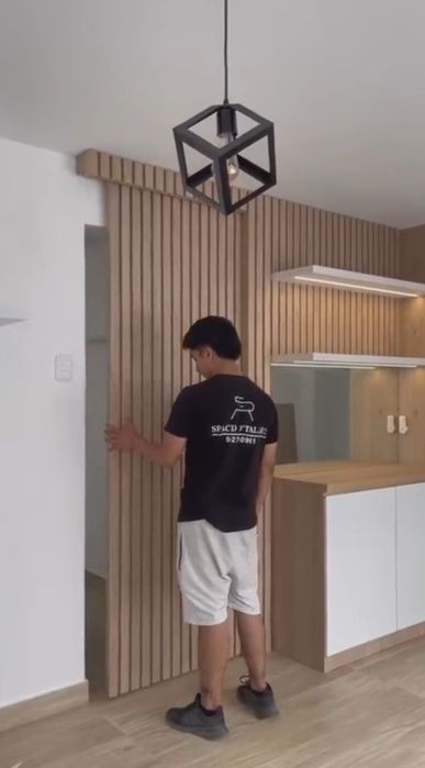 Потайные двери перегородки с раздвижной системой