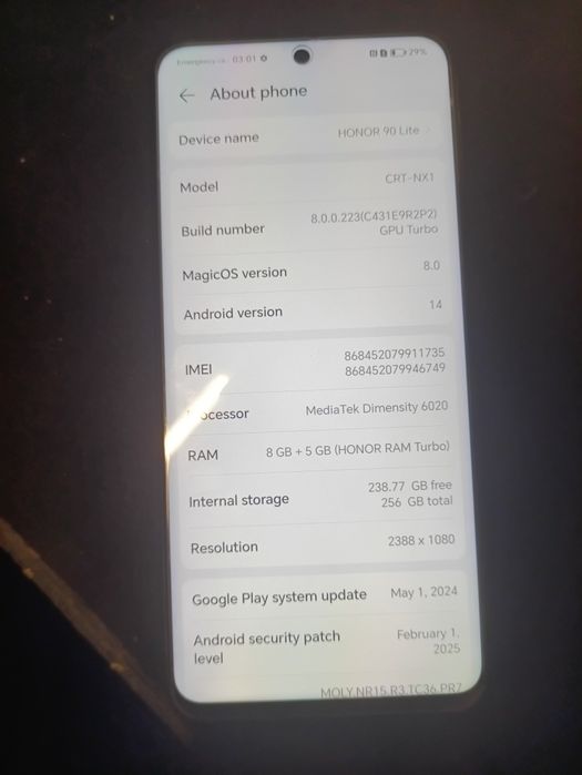 Honor 90 Lite 256GB smartphone phone телефон смартфон