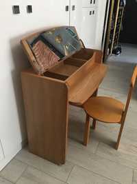 Scandinavian mid century masa machiaj+ scaun Vallet