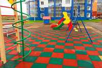 Резиновая покрытия для детских площадок