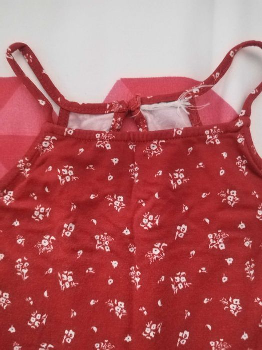 Rochita rosie cu bretele 140