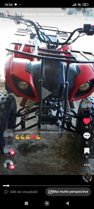Vând ATV 125cc automat viteze
