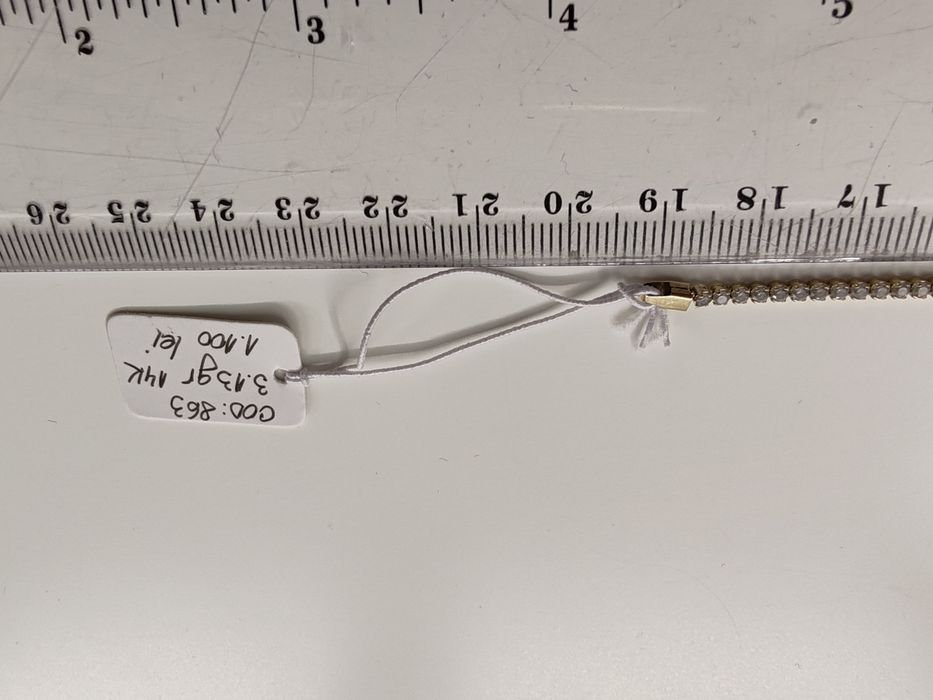 Brățară unisex Aur 14k Gr 3,13 cod 863
