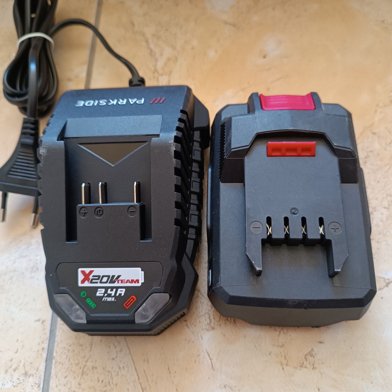 20V-2 и 4 Ah/Комплект Батерия Parkside/Парксайд