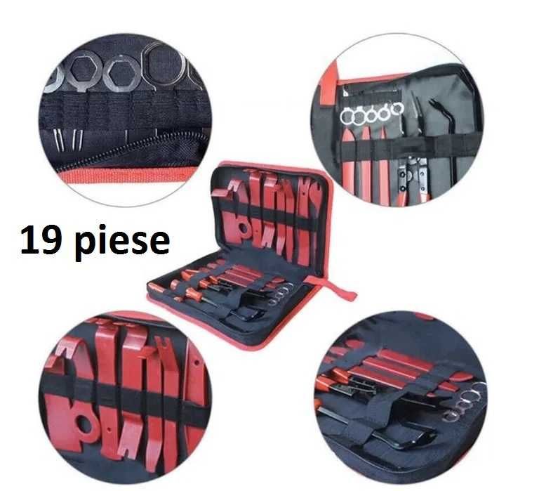 Set 19 buc Extractoare Auto Casetofon Bord Elemente Plastic Mufe