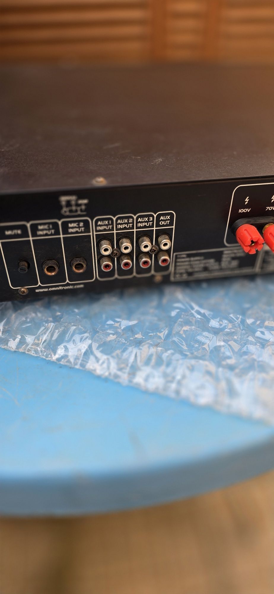 OMNITRONIC MP-60 PA смесителен усилвател