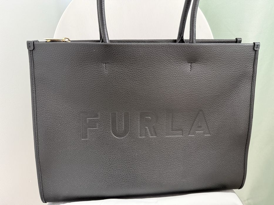 Geanta Furla shopper din piele Opportunity