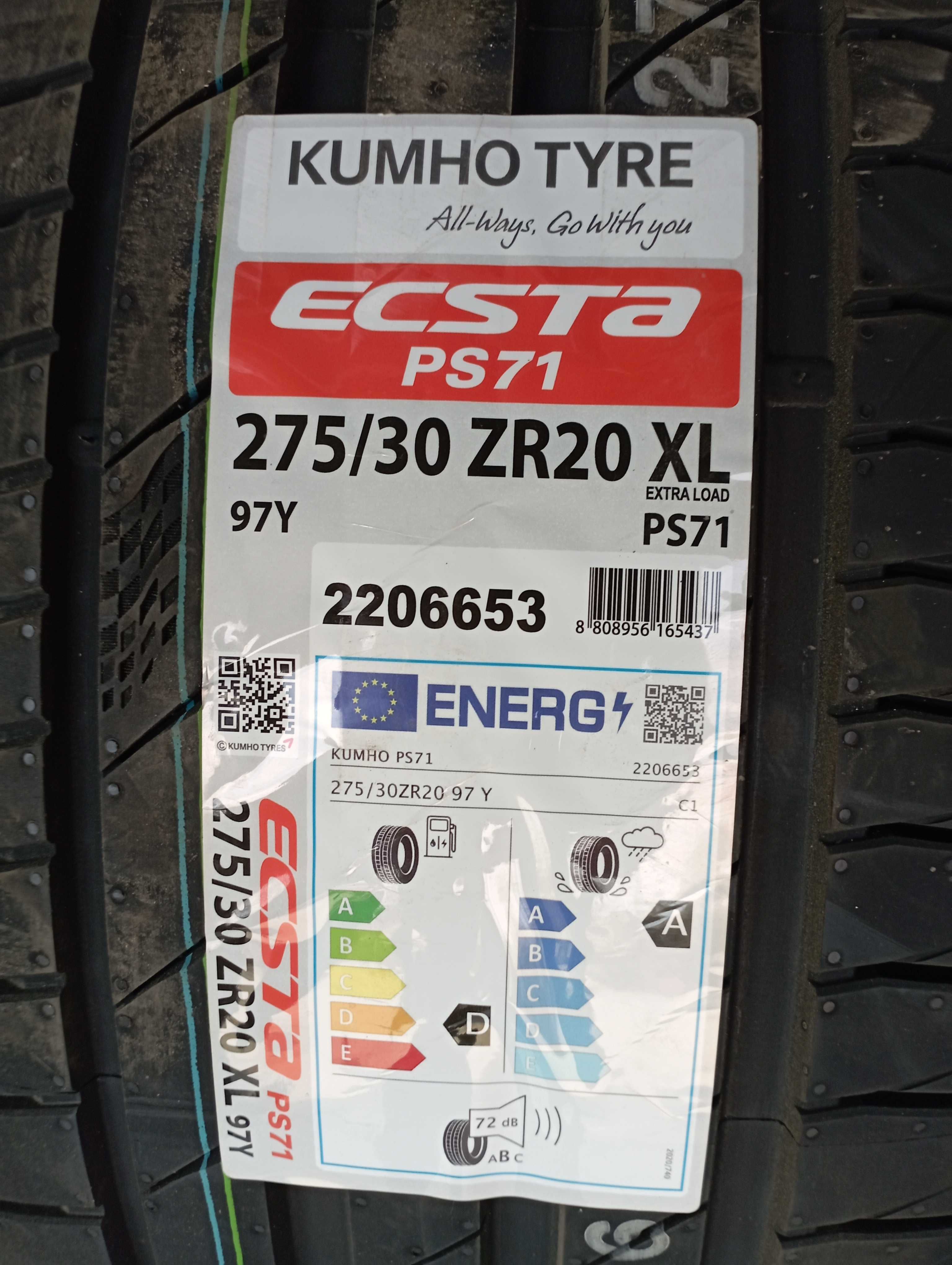 Set Anvelope Kumho 275/30/20 Cu 245/35/20 Noi De Vara