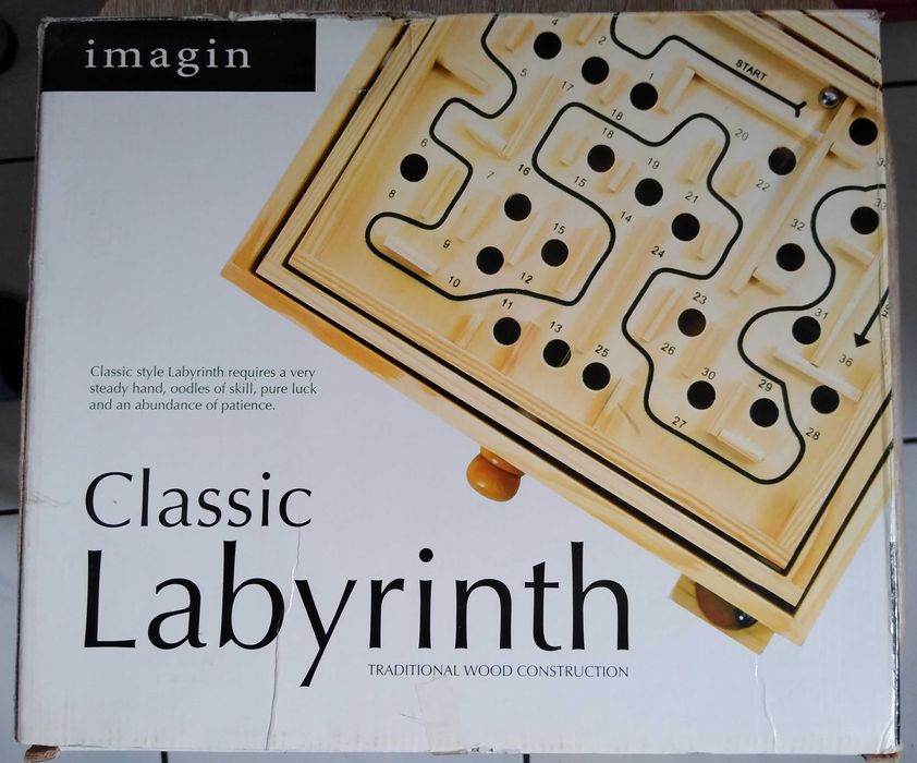 joc Classic Labyrinth - fabricat in UK - materiale naturale