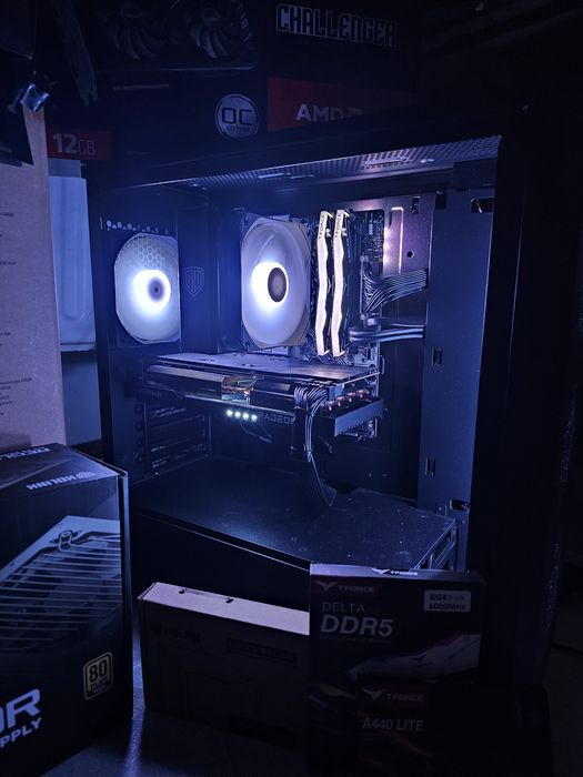 НОВ / RYZEN 5 7500f / RX 7700XT / 32GB RAM DDR5 / 3TB STORAGE