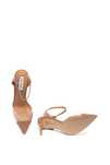 Елегантни Обувки на висок ток с прозрачна част бежави Steve Madden