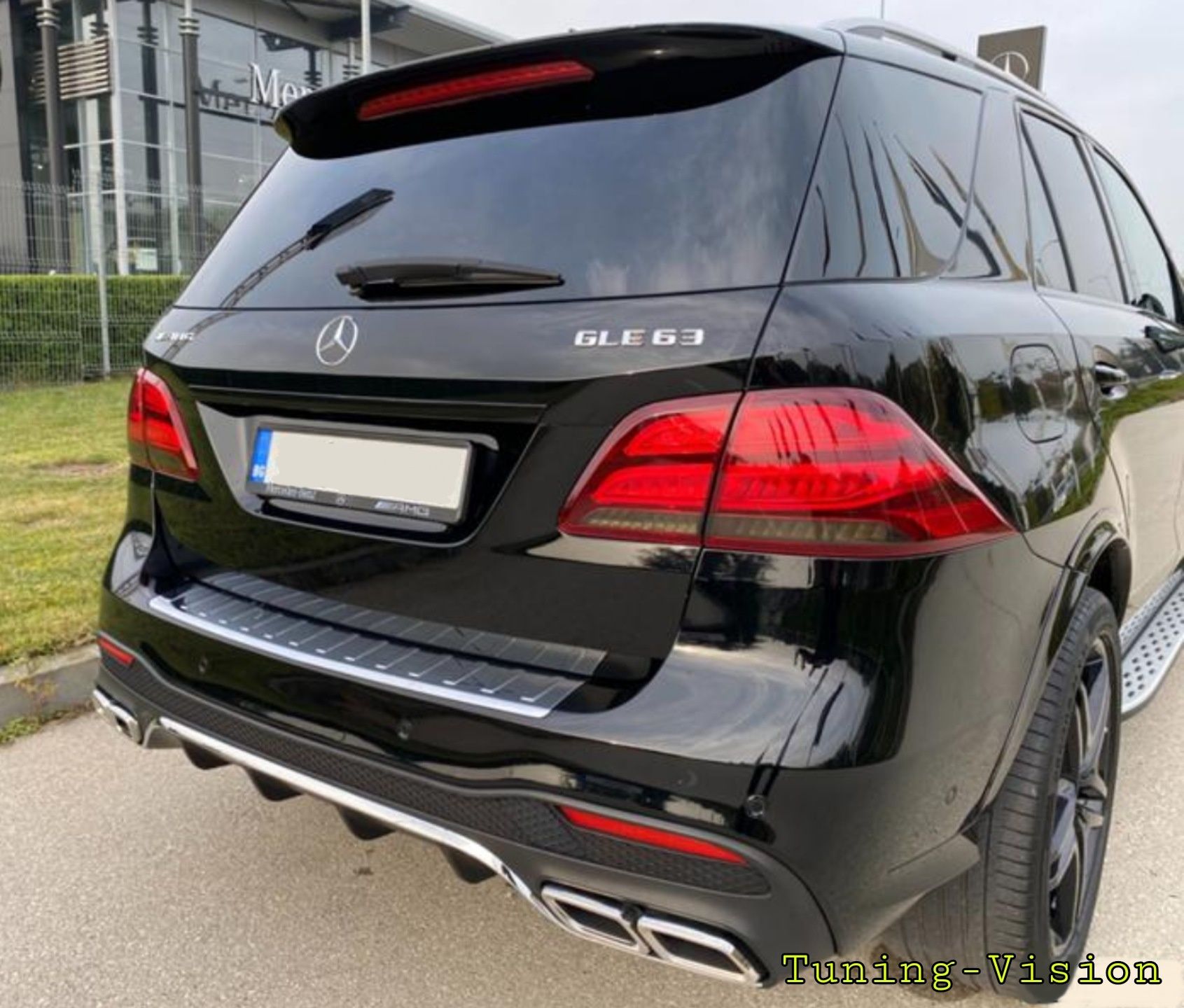 GLE 63 amg coupe пакет C292 броня Mercedes дифузьор степенки W166