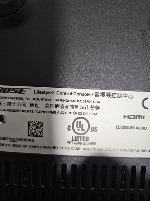 Consola (media center)Bose lifestyle 550,600,650