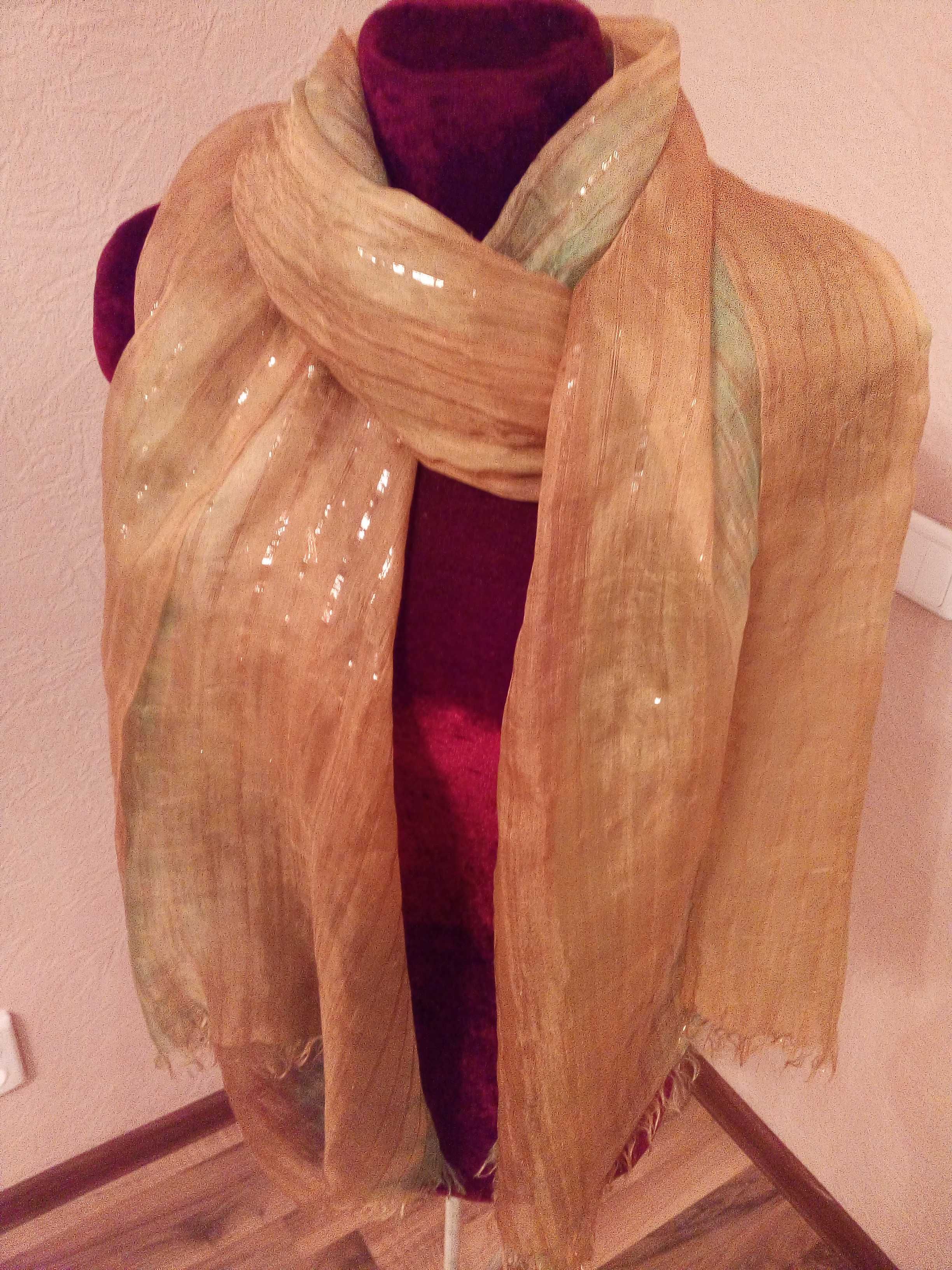 Летние женские шарфы шифон шелк(см фото).Цена 1 шт