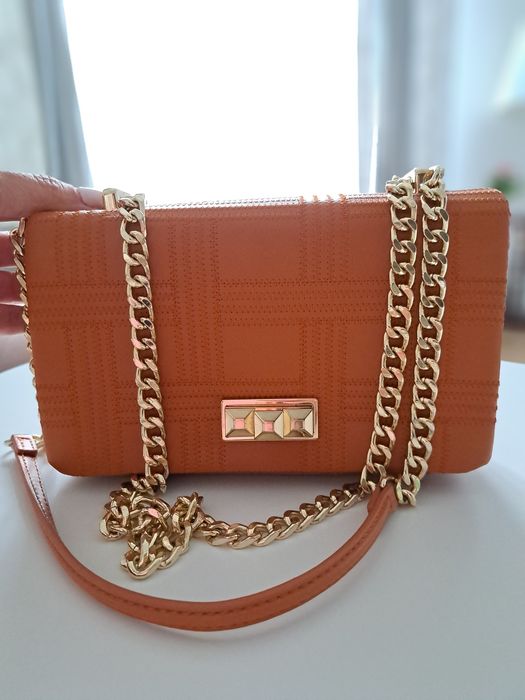 Чанта Zara в оранжево