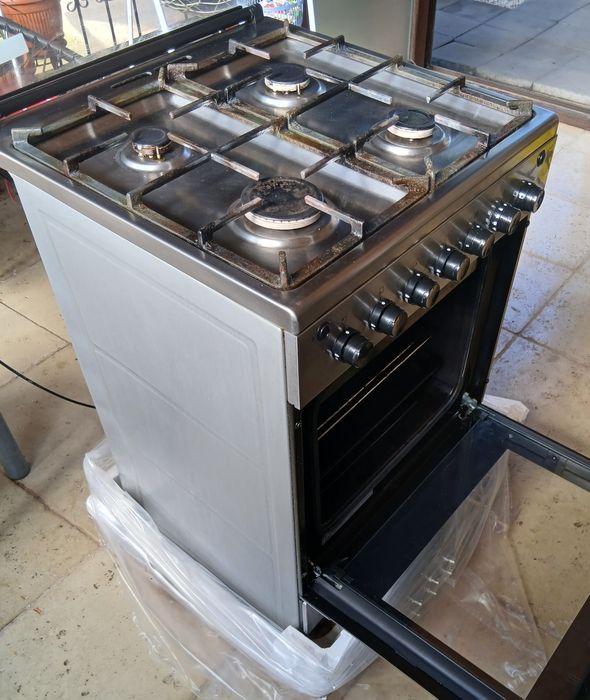 Aragaz ElectroluxEKG61185OX, aprindere electrica,plita,grill,inox,60cm