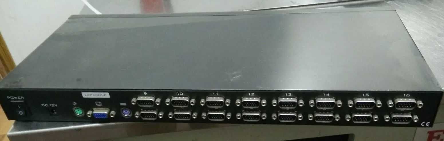 16-Ports Rack-mount PS/2 KVM Switch with OSD EDIMAX EK-16RE