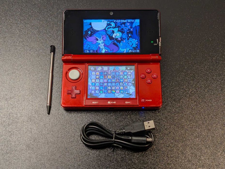 Nintendo 3DS (Modat) - 64GB Jocuri, hShop